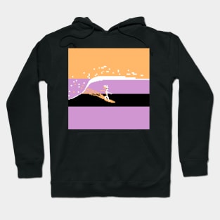 Surf's up four colour sunset version Hoodie